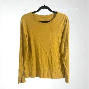 Time and Tru Mustard Yellow Long Sleeved T shirt